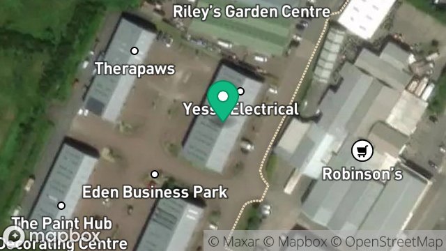 Map showing BLOCK A, EDEN BUSINESS PARK, DOUGLAS, ISLE OF MAN, IM4 2AY