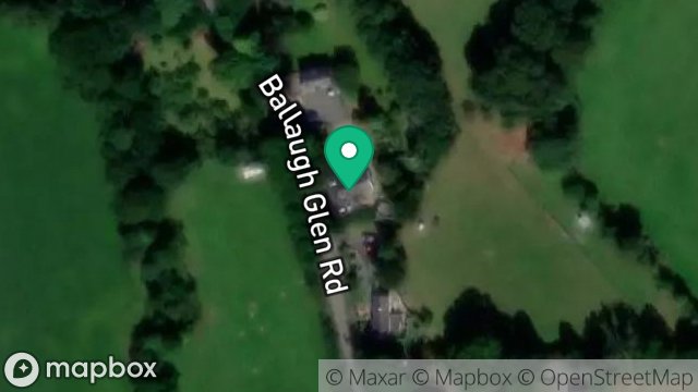 Map showing CARMODIL BEG COTTAGE, GLEN ROAD, BALLAUGH, ISLE OF MAN, IM7 5JE