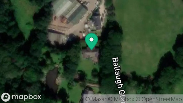 Map showing FAAIE WYLLIN, GLEN ROAD, BALLAUGH, ISLE OF MAN, IM7 5JD
