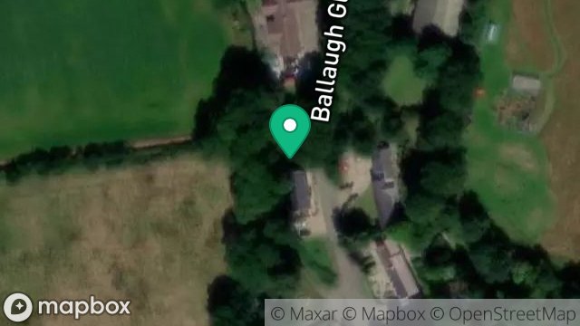 Map showing CARMODIL WEST, GLEN ROAD, BALLAUGH, ISLE OF MAN, IM7 5JD