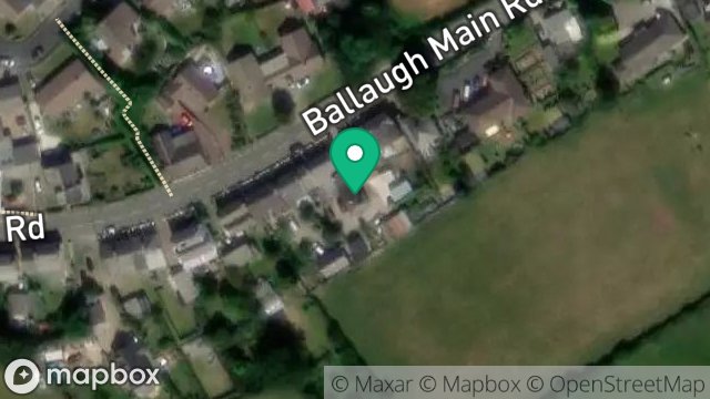 Map showing GLENVIEW COTTAGE, MAIN ROAD, BALLAUGH, ISLE OF MAN, IM7 5EF