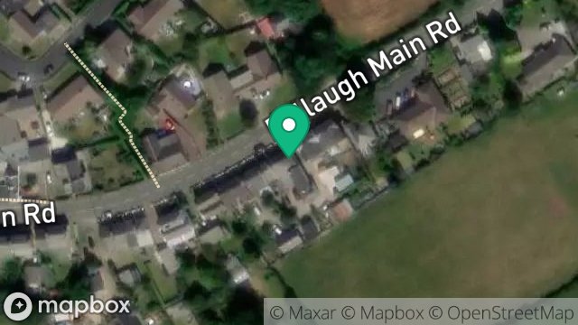 Map showing ELLAN VANNIN, MAIN ROAD, BALLAUGH, ISLE OF MAN, IM7 5EF