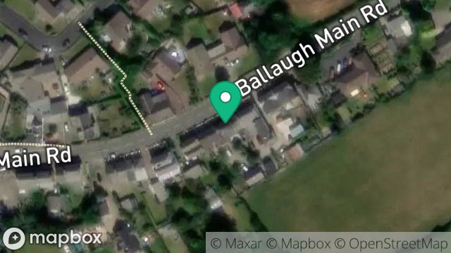 Map showing ROSE VILLA, MAIN ROAD, BALLAUGH, ISLE OF MAN, IM7 5EF