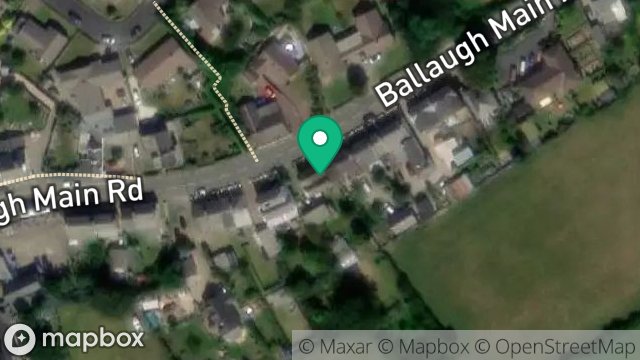 Map showing LILY COTTAGE, MAIN ROAD, BALLAUGH, ISLE OF MAN, IM7 5EF
