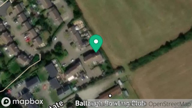 Map showing 5, GLEBE AALIN CLOSE, STATION ROAD, BALLAUGH, ISLE OF MAN, IM7 5BY