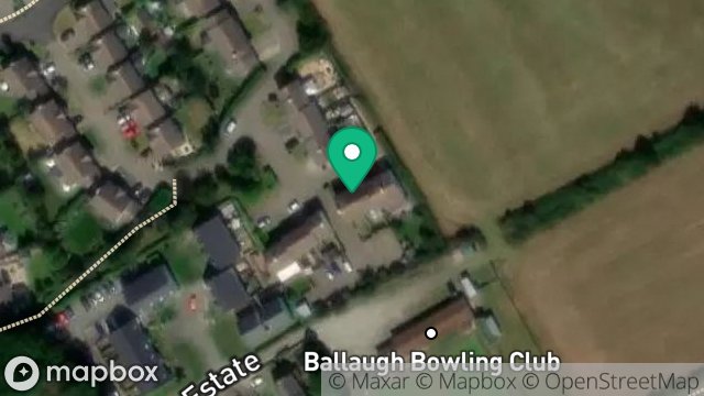 Map showing 7, GLEBE AALIN CLOSE, STATION ROAD, BALLAUGH, ISLE OF MAN, IM7 5BY