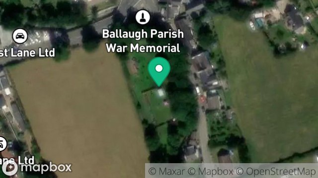 Map showing FIELD 224318, GLEN ROAD, BALLAUGH, ISLE OF MAN, IM7 5JG