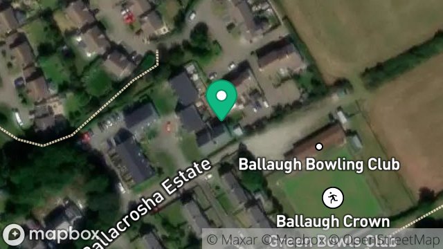 Map showing 15, BALLACROSHA, BALLAUGH, ISLE OF MAN, IM7 5AG