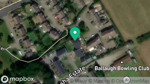 Map showing 24, BALLACROSHA, BALLAUGH, ISLE OF MAN, IM7 5AG