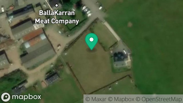 Map showing FIELD 324201, BALLAHUTCHIN HILL, UNION MILLS, ISLE OF MAN, IM4 4AT