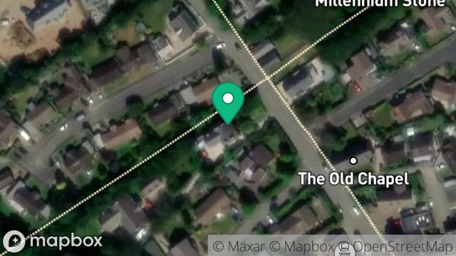 Map showing BLUBELL COTTAGE, STATION ROAD, BALLAUGH, ISLE OF MAN, IM7 5AE