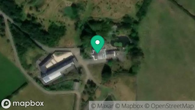 Map showing FARMHOUSE, BALLACURN MOAR FARM, BALLACURN ROAD, BALLAUGH, ISLE OF MAN, IM7 5EU
