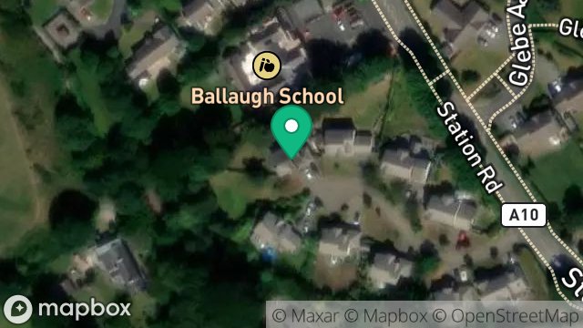 Map showing 4, SQUEEN MEADOW, BALLAUGH, ISLE OF MAN, IM7 5BR