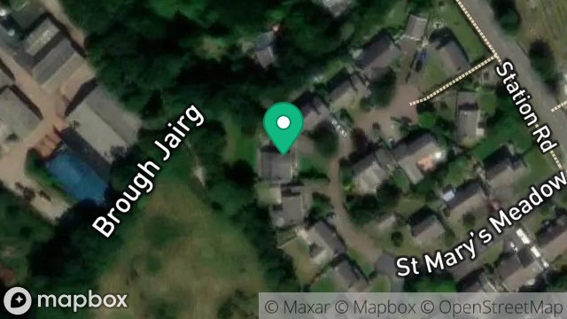 Map showing 8, ST. MARYS MEADOW, BALLAUGH, ISLE OF MAN, IM7 5AJ