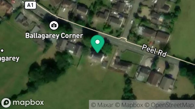 Map showing DREEMSKERRY HOUSE, MAIN ROAD, GLEN VINE, ISLE OF MAN, IM4 4AY