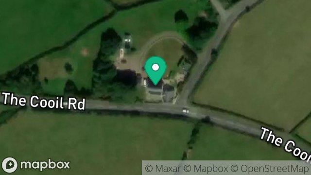Map showing BALLABUNT CROFT, COOIL ROAD, COOIL, DOUGLAS, ISLE OF MAN, IM4 2AQ