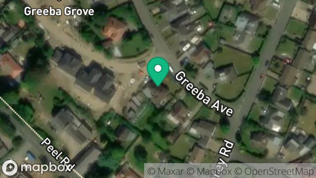 Map showing 5, GREEBA AVENUE, GLEN VINE, ISLE OF MAN, IM4 4ED