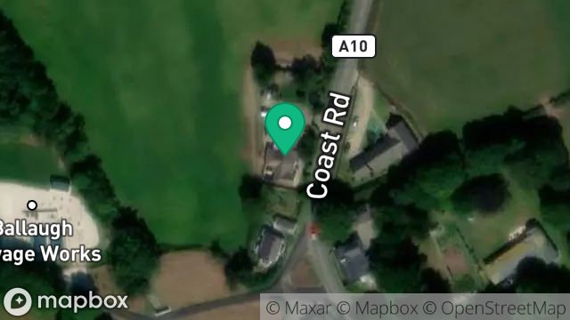 Map showing THE PINES, DOLLAGH, BALLAUGH, ISLE OF MAN, IM7 5AS