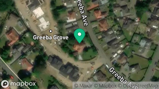 Map showing 7, GREEBA AVENUE, GLEN VINE, ISLE OF MAN, IM4 4ED