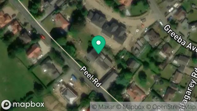 Map showing BALLAGAREY HOUSE, MAIN ROAD, GLEN VINE, ISLE OF MAN, IM4 4AZ