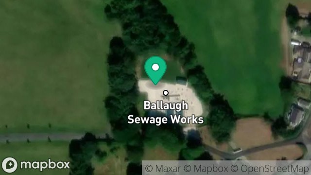 Map showing BALLAUGH STW, LANE FROM COAST ROAD TO BALLACOOILEY, DOLLAGH, BALLAUGH, ISLE OF MAN, IM7 5AS