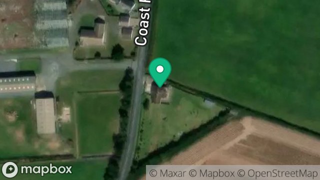 Map showing HARLEYS, KILLANE, BALLAUGH, ISLE OF MAN, IM7 5BB