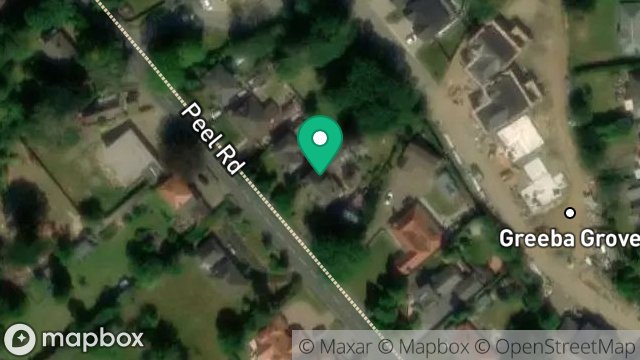 Map showing TIMBERWOODS, MAIN ROAD, GLEN VINE, ISLE OF MAN, IM4 4BA