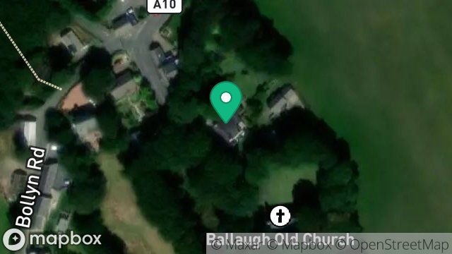 Map showing THE OLD RECTORY, THE CRONK, BALLAUGH, ISLE OF MAN, IM7 5AX