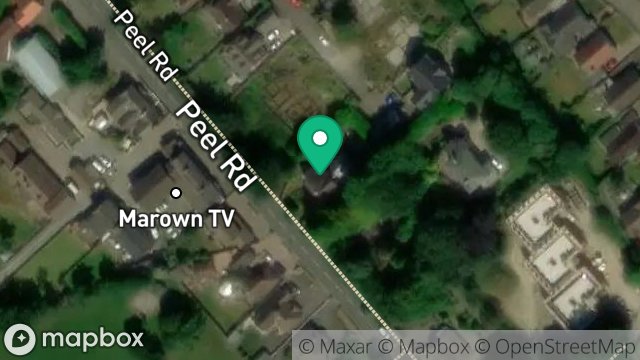 Map showing FRESHFIELDS, MAIN ROAD, GLEN VINE, ISLE OF MAN, IM4 4BF