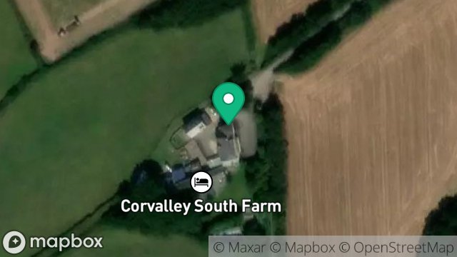 Map showing CORVALLEY SOUTH, BOLLYN ROAD, BALLAUGH, ISLE OF MAN, IM7 5AY