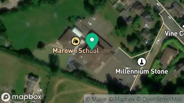 Map showing ISLE OF MAN EDUCATION, MAROWN SCHOOL, GLEN DARRAGH ROAD, GLEN VINE, ISLE OF MAN, IM4 4RD