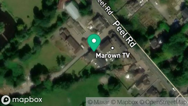Map showing GLEN VINE HOUSE, MAIN ROAD, GLEN VINE, ISLE OF MAN, IM4 4BG