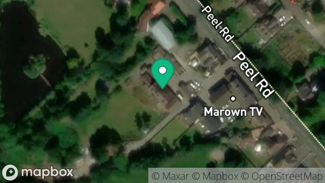 Map showing GLEN VINE BUNGALOW, MAIN ROAD, GLEN VINE, ISLE OF MAN, IM4 4BG