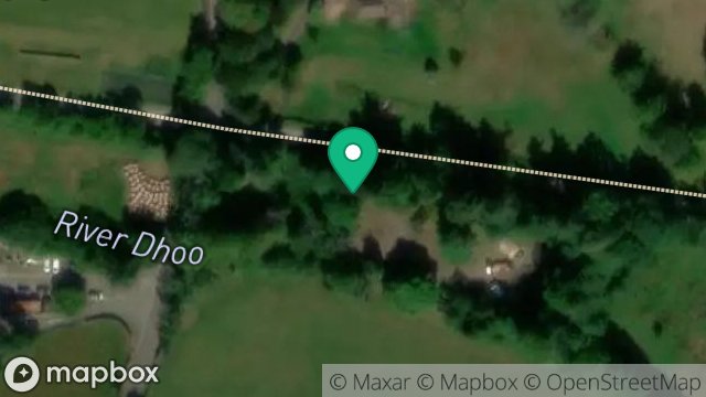 Map showing CROSBY PUMPING STATION, OLD CHURCH ROAD, CROSBY, ISLE OF MAN, IM4 2HA