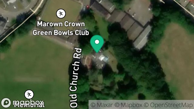 Map showing CLOSE JAIRG, OLD CHURCH ROAD, CROSBY, ISLE OF MAN, IM4 2HA