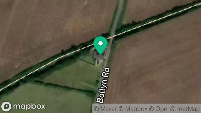 Map showing CHERRY TREE LODGE, BOLLYN ROAD, ORRISDALE, KIRK MICHAEL, ISLE OF MAN, IM6 2HR