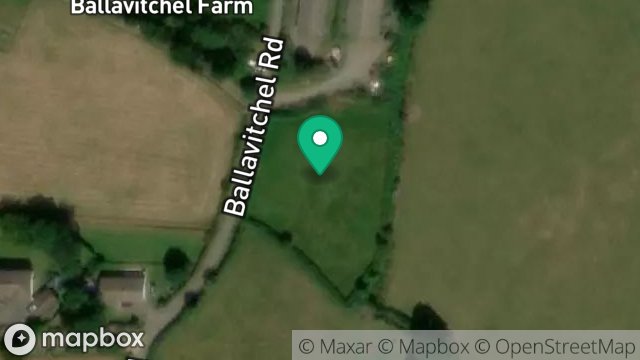 Map showing FIELD 324731, BALLAVITCHEL ROAD, CROSBY, ISLE OF MAN, IM4 2DL