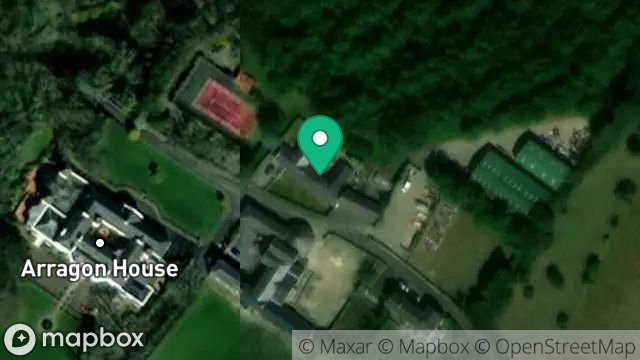 Map showing ARRAGON COTTAGE, ARRAGON, SANTON, ISLE OF MAN, IM4 1HH