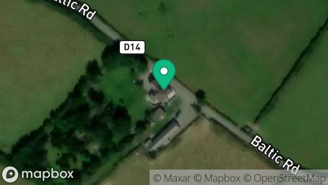 Map showing OCEAN VIEW, BALTIC ROAD, KIRK MICHAEL, ISLE OF MAN, IM6 1EF