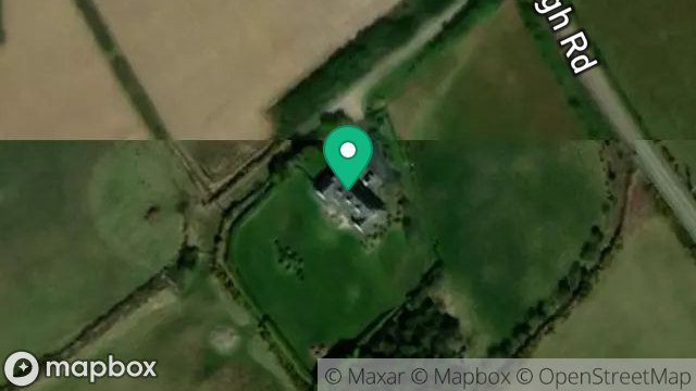 Map showing HAMPTON CROFT, CLANNA ROAD, SANTON, ISLE OF MAN, IM4 2HP