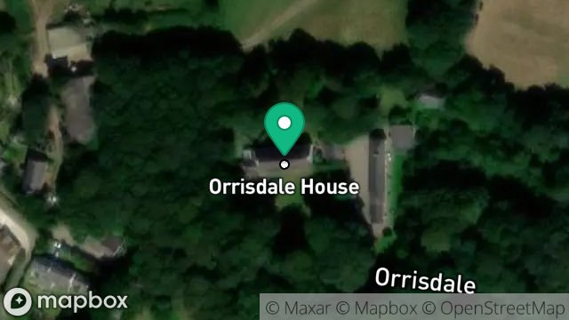 Map showing ORRISDALE HOUSE, ORRISDALE, KIRK MICHAEL, ISLE OF MAN, IM6 2HP