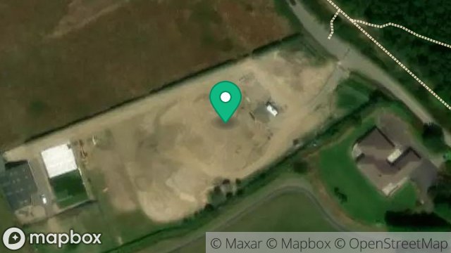Map showing THE WARREN, CLANNA ROAD, SANTON, ISLE OF MAN, IM4 2HP