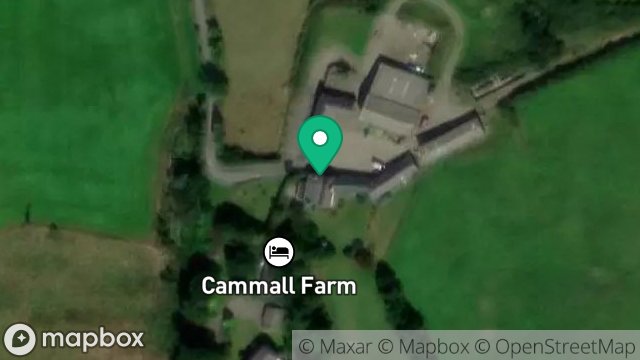 Map showing CAMMALL FARM, DOUGLAS ROAD, KIRK MICHAEL, ISLE OF MAN, IM6 1AU