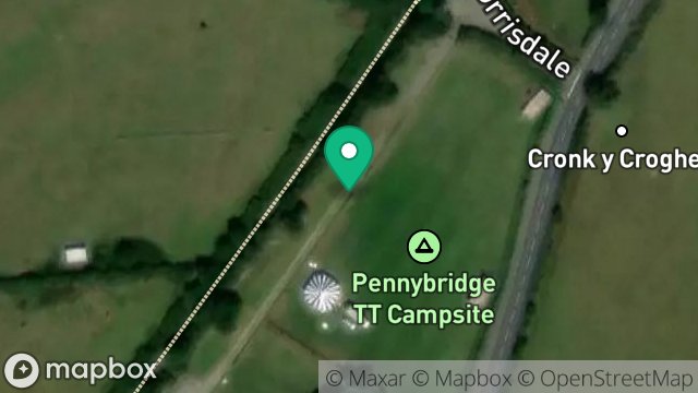 Map showing FIELD 234227, MAIN ROAD, KIRK MICHAEL, ISLE OF MAN, IM6 2HD