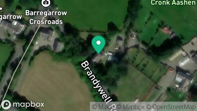 Map showing BALLACORLETT BEG, BARREGARROW, KIRK MICHAEL, ISLE OF MAN, IM6 1HQ