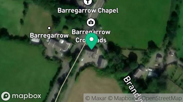 Map showing ROSE COTTAGE, BARREGARROW, KIRK MICHAEL, ISLE OF MAN, IM6 1AX