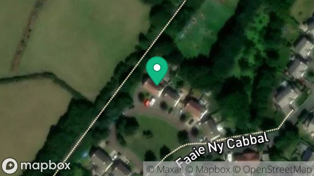 Map showing 31, FAAIE NY CABBAL, KIRK MICHAEL, ISLE OF MAN, IM6 2HT