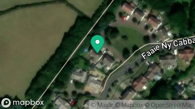 Map showing 37, FAAIE NY CABBAL, KIRK MICHAEL, ISLE OF MAN, IM6 2HT