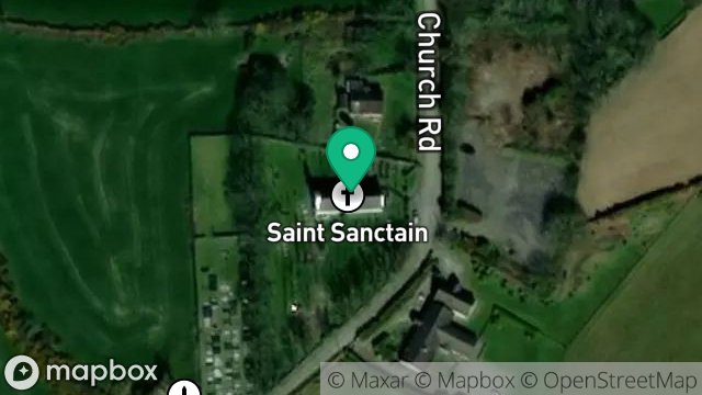 Map showing PARISH CHURCH, CHURCH ROAD, SANTON, ISLE OF MAN, IM4 1EZ