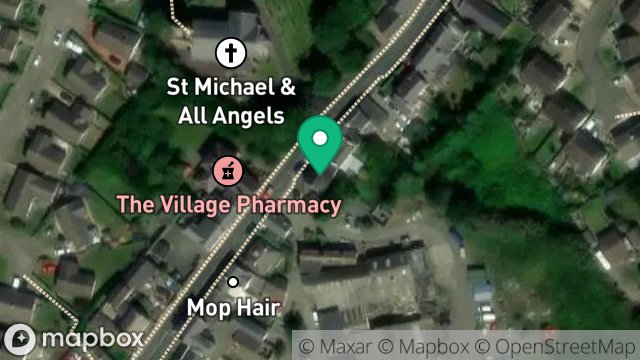 Map showing DHOON BEG, MAIN ROAD, KIRK MICHAEL, ISLE OF MAN, IM6 1ER